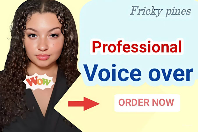 Bestseller - record a professional american female voice over