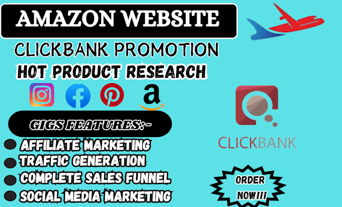 Gig Preview - Make autopilot amazon website clickbank affiliate marketing sales funnel seo