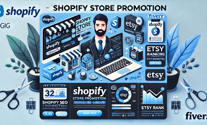 Gig Preview - Boost your shopify store sales with targeted promotion SEO