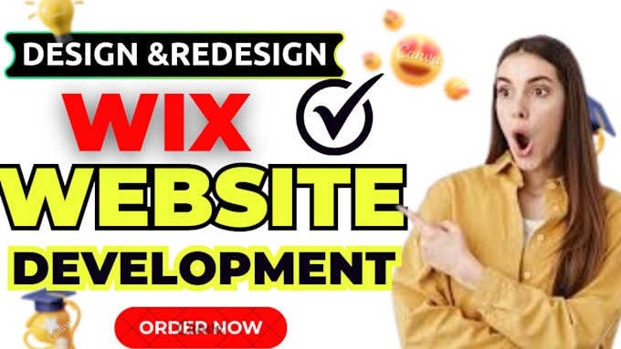 Gig Preview - Design, develop or redesign wix website, wix expert, wix developer