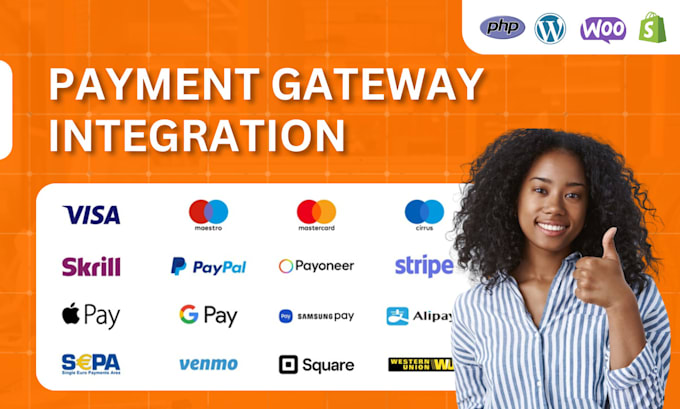 Gig Preview - Integrate paypal, square payment gateway with woocommerce, authorize net, PHP