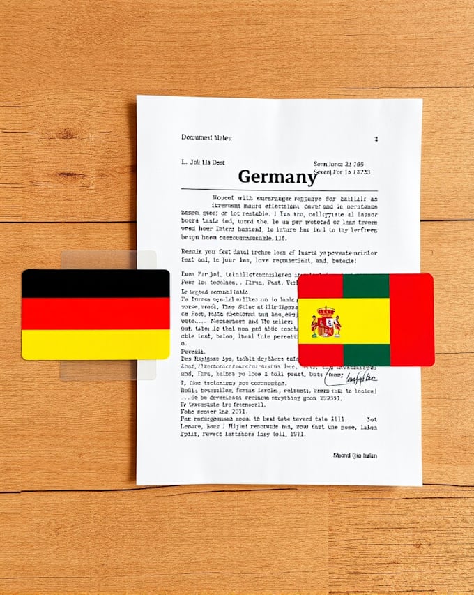 Gig Preview - Translate documents quick english to german and more