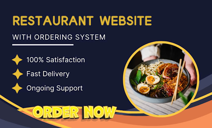 Gig Preview - Create restaurant website with online ordering system