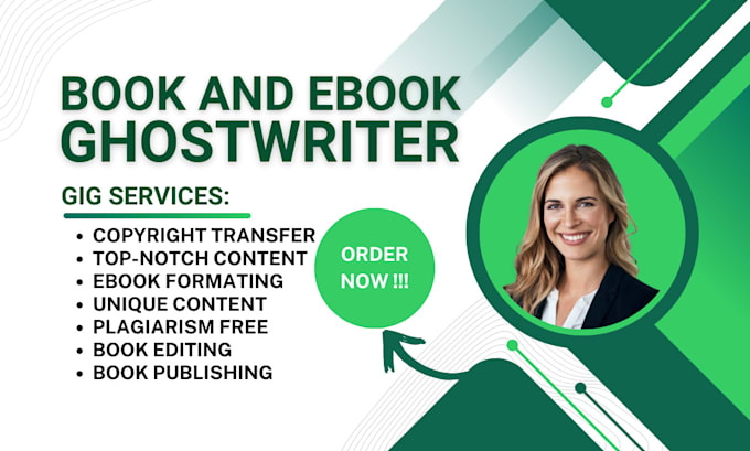 Gig Preview - Be ebook writer ghostwriter proofread as amazon KDP book writer or book editor