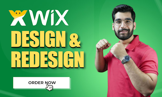 Gig Preview - Create wix website design, wix website redesign or redesign wix website