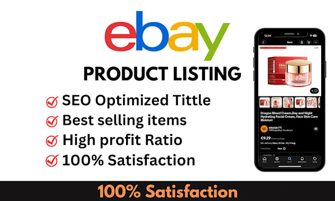 Gig Preview - List product on amazon, ebay, shopify, esty, seo listing