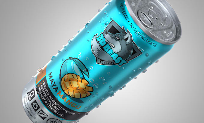 Gig Preview - Do 3d beverage animation 3d can animation 3d  drink animation