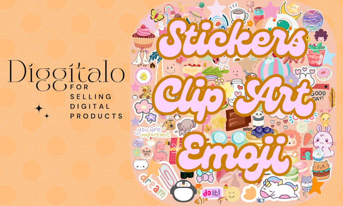 Gig Preview - Provide you with a variety of stickers, cliparts, and emojis to suit your taste