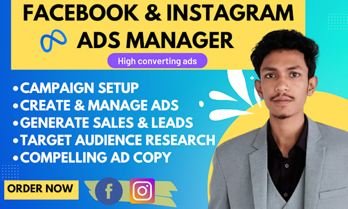 Bestseller - setup and manage facebook ads campaign, run instagram ads and fb advertising