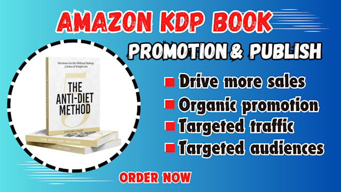 Gig Preview - Do book formatting for amazon kdp, kdp promotion and book publish