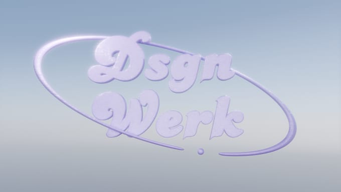 Bestseller - do customized y2k style cute 3d logo animations in blender