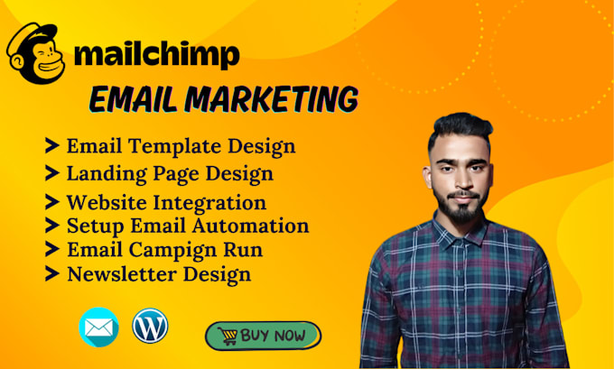 Gig Preview - Design email marketing campaigns in mailchimp