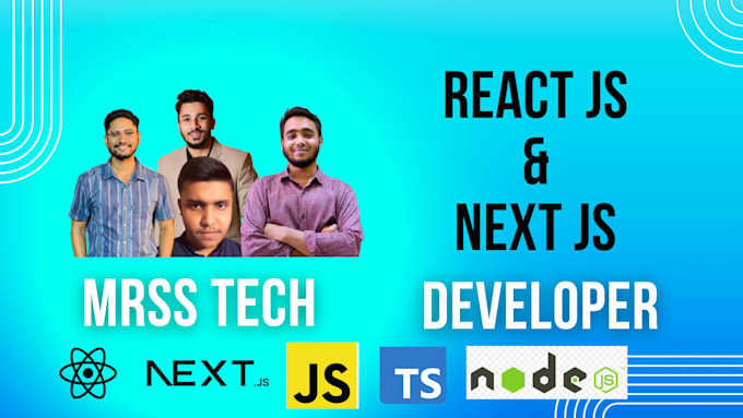 Gig Preview - Build next js react js website as your demand