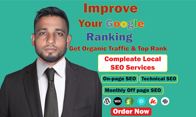 Gig Preview - Local SEO service to ranking your website on google first page