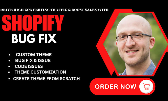 Gig Preview - Do shopify bug fixing and shopify custom coding and customization