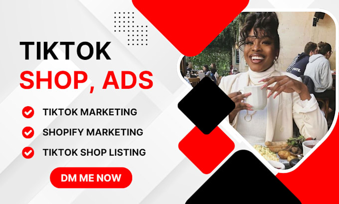 Gig Preview - Do tiktok shop promotion marketing shopify marketing