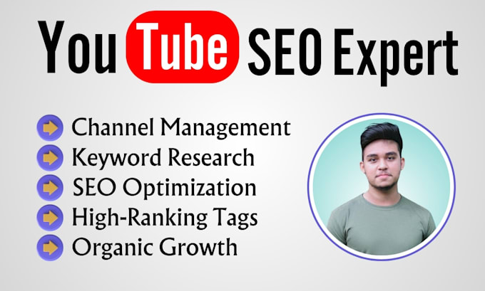 Bestseller - optimize youtube SEO for channel growth and top ranking