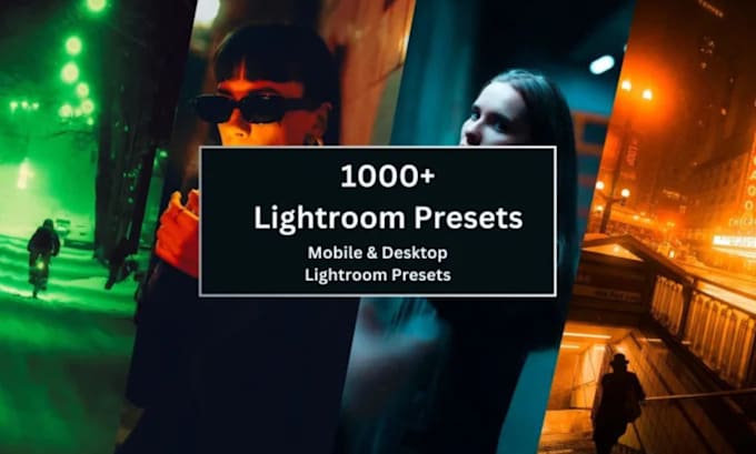 Gig Preview - Create a set of beautifully presets and professionals lightroom presets