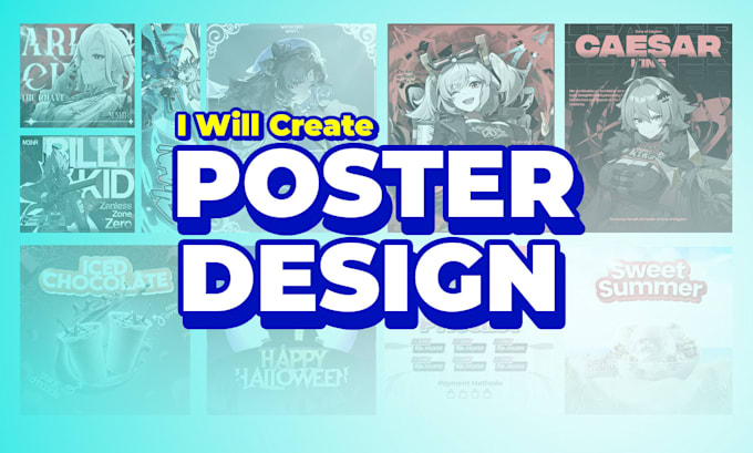 Gig Preview - Create custom poster design for events, promotions, and more