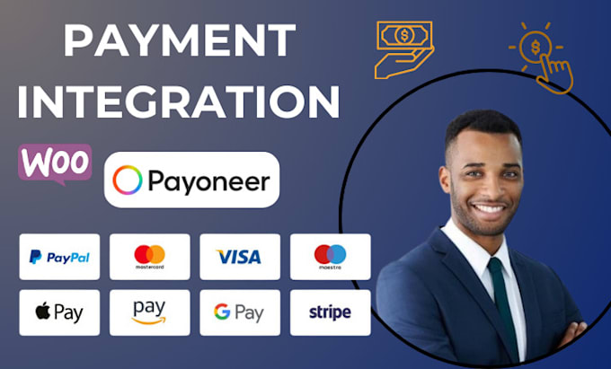 Gig Preview - Payment gateway integration in website api klarna, wix woocommerce stripe paypal