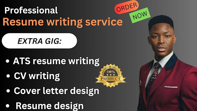 Gig Preview - Write your CV, resume, cover letter and optimize linkedin