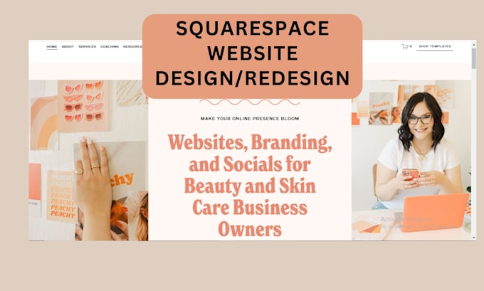 Gig Preview - Design squarespace website design squarespace website redesign acuity scheduling