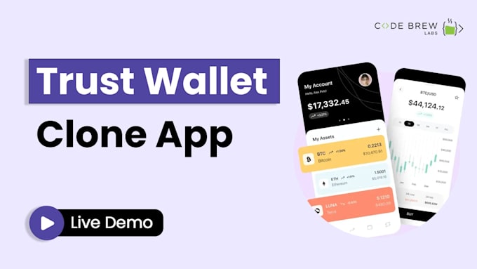 Gig Preview - Create wallet app, custom wallet app, trust wallet clone, crypto wallet app