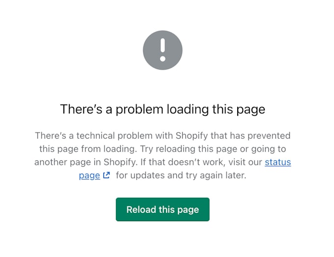 Gig Preview - Fix any shopify error shopify bugs for your store error 402, 404, 500 for you