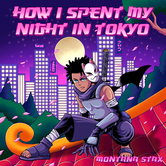 Gig Preview - Create anime single, mixtape, album, podcast music cover art