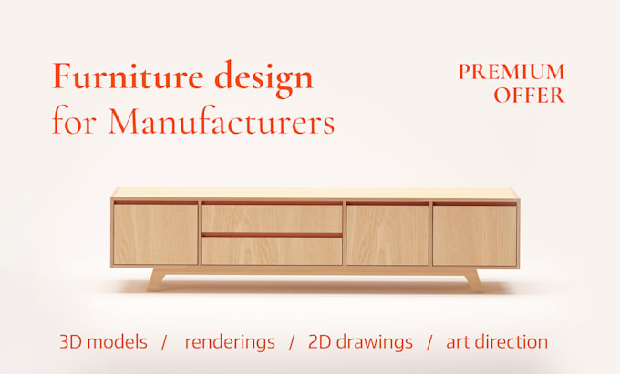 Bestseller - design new cabinets or sideboards for your company