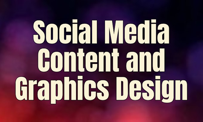 Gig Preview - Do eye catching social media graphics and content