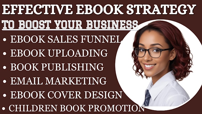 Gig Preview - Ebook marketing sales funnel, children book promotion amazon kdp book publishing