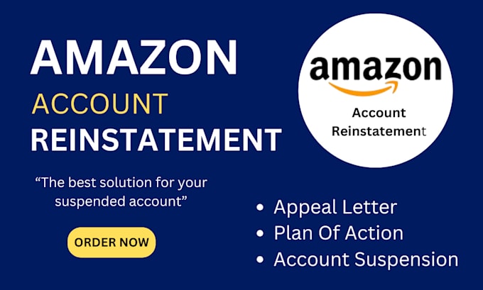 Gig Preview - Write a customized amazon appeal letter plan of action for amazon reinstatement