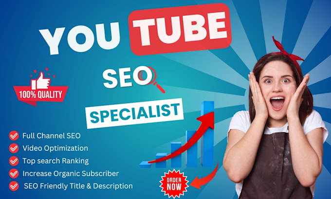 Bestseller - manage your youtube video ranking and channel visibility with SEO