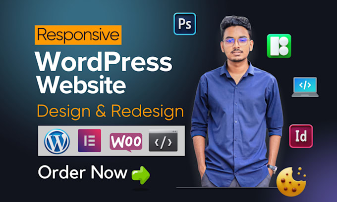 Gig Preview - Design and redesigned wordpress website with responsive, SEO friendly features