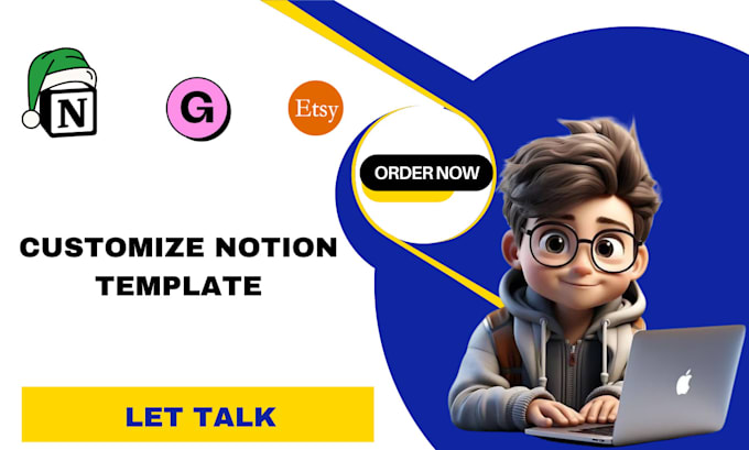 Gig Preview - Create custom calendar notion newsletter notion template on gumroad and etsy