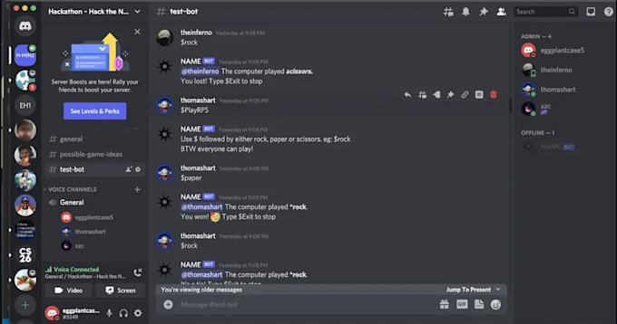 Gig Preview - Optimize discord bot for gaming communities,music bot,pop fun bot,gaming server