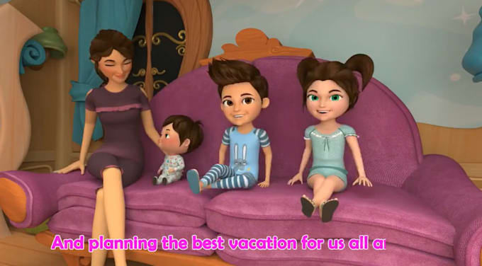 Bestseller - make 3d kid learning video,3d nursery rhymes,animation for kid,cartoon animation