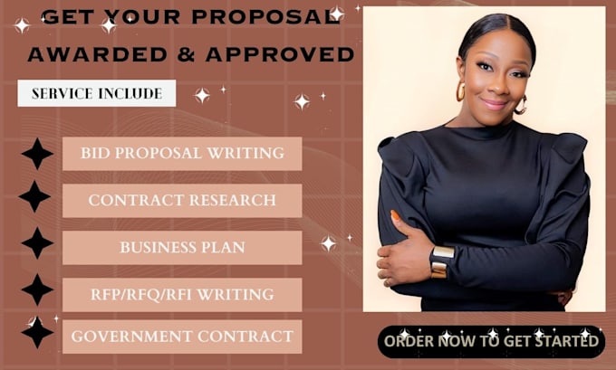 Gig Preview - Write your government contract proposal, rfp, rfq, bid proposal