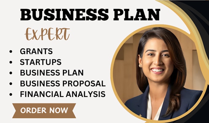 Gig Preview - Create a complete business plan, financial plan, and grant proposal for startups