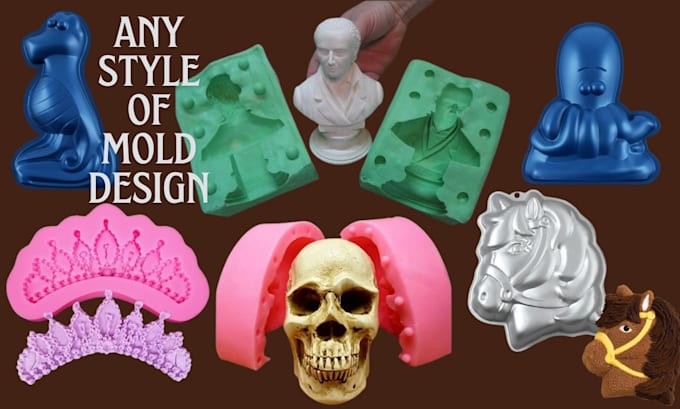 Gig Preview - Make any mold for 3d printing and casting using your stl