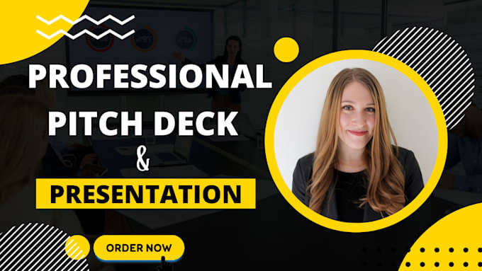 Bestseller - design custom pitch deck powerpoint presentation, google slides template