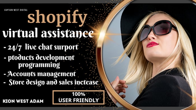 Gig Preview - Be your shopify virtual assistant, boost your shopify sales