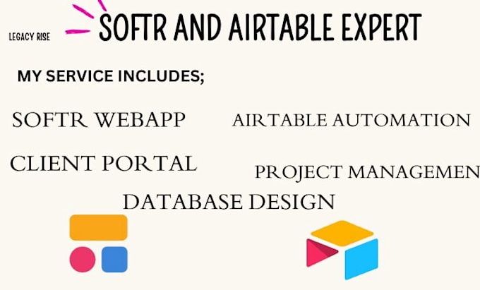 Bestseller - be your airtable database, airtable automation, airtable integrate, softr expert