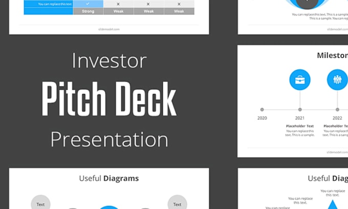 Bestseller - create a stunning pitch deck powerpoint presentation design