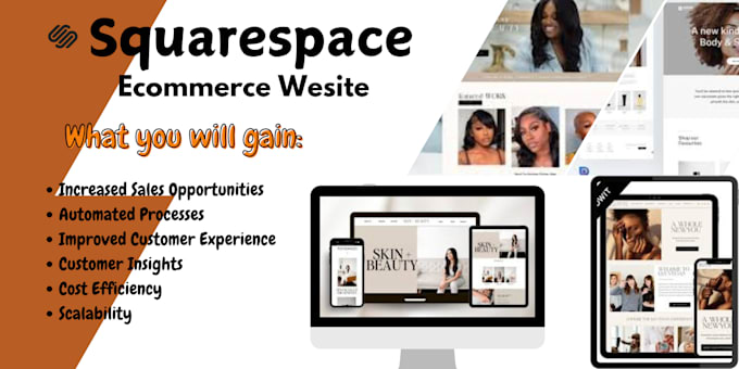 Gig Preview - Design and clone a custom ecommerce, reservation squarespace website