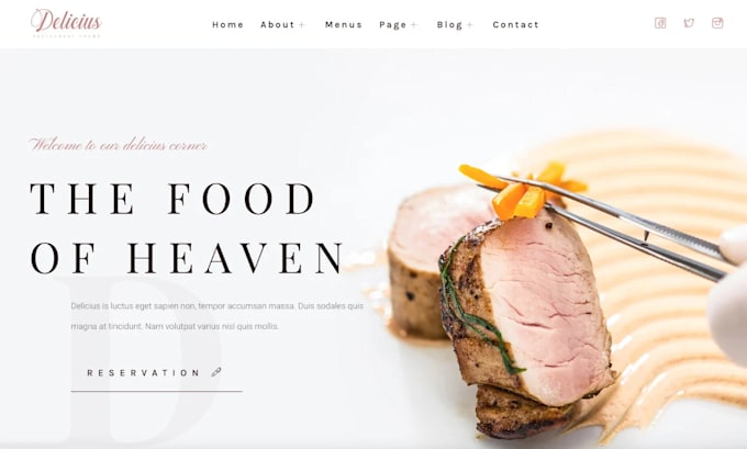 Bestseller - restaurant website food website catering website cafe website bakery website