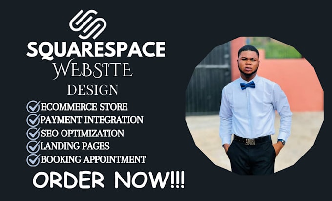 Gig Preview - Do squarespace website design squarespace redesign squarespace development