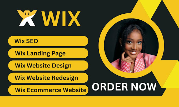 Gig Preview - Wix website redesign wix website design wix website redesign wix ecommerce store