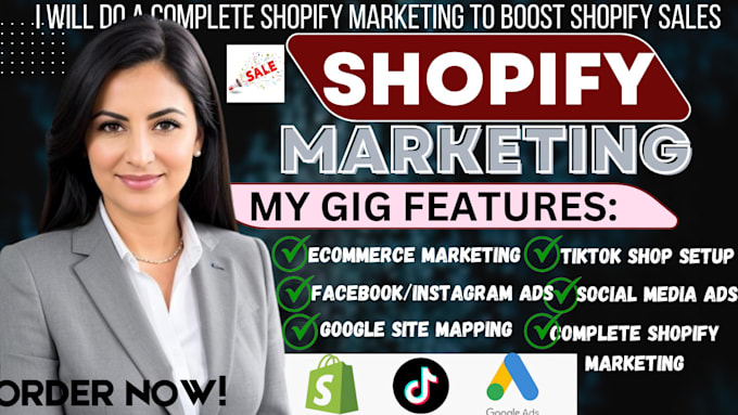 Bestseller - increase shopify sales, complete shopify ecommerce marketing, shopify manager